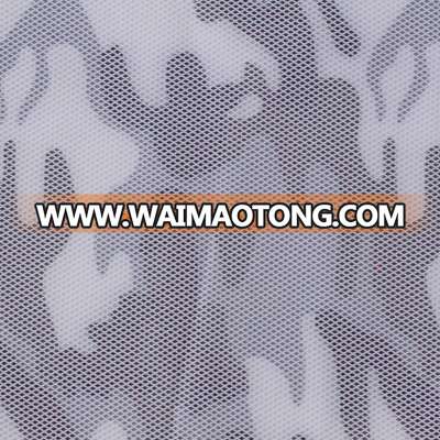 New design camouflage color laminated 92 polyester 8 spandex fabric for sneakers