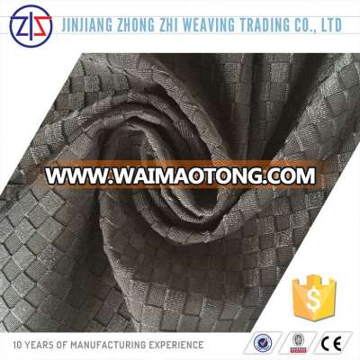 China Manufacture Polyester Spandex Stretch Square Knitted Mesh Fabric